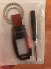 QOONG-Llavero de cuero genuino para hombre, de aleación de alta calidad, bolso colgante, elegante, de negocios, coche, llavero con anilla, soporte, joyería Y58, 2021