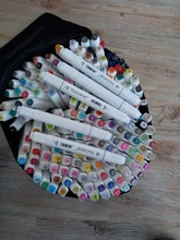 TouchFIVE 30/40/60/80/168 colores marcadores Manga dibujo marcadores de la pluma a base de Alcohol Sketch de Punta doble cepillo pluma pincel de suministros de arte