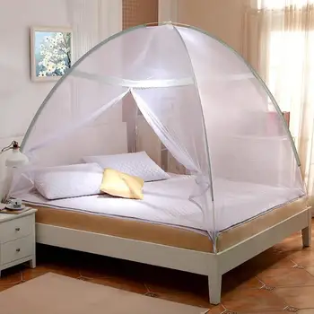 

Big Size Bed Nets 1.5/2meters Bed Household Mosquito Net Dormitories Student Portable Tent Bedroom Mosquito Netting