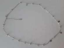 Collar de Gargantilla redonda geométrica de Plata de Ley 925 auténtica para mujer, joyería fina minimalista, accesorios para regalo
