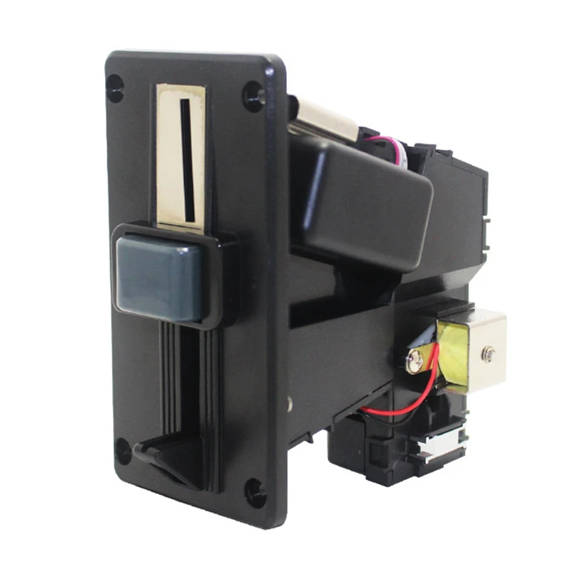 Selector De Monedas Electrónico Para Máquinas Expendedoras – Control Por CPU – Alta Precisión – 12.5 X 6.5 X 14.5 Cm – Incluye Cableado