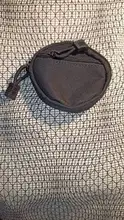 Táctico EDC bolsa militar clave titular auricular titular auriculares soporte de los hombres de cuero cartera bolsos ejército moneda bolsillo con gancho de cinturón de cintura de la bolsa para la caza
