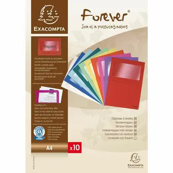 

Exacompta Forever®Sub-folder with window in recycled pressed cardboard