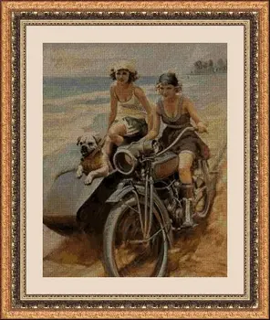 

CROSS STITCH KIT PANDATHREAD ETHNIC AND CUSTOMS 31756