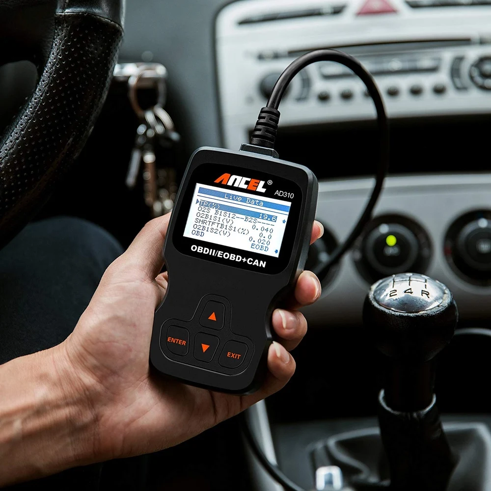 OBD2 Авто сканер Live данных код считыватель двигателя проверка диагностический инструмент ANCEL AD310