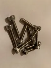 Screw Head-Cap Allen Bolt Hex-Socket Hexagon Black-Grade Stainless-Steel DIN912 M8 10pcs