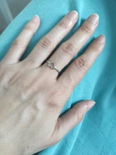 RscvonM-Anillo de boda de Color dorado y plateado con forma de corazón para mujer, joyería de compromiso para fiesta