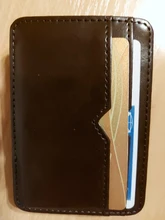 Cartera mágica de cuero para hombre, cartera pequeña con bolsillo para monedas, monedero, tarjetero, Clip para dinero en efectivo, 2021