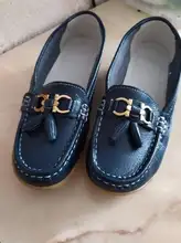 Zapatos planos de Ballet para mujer, mocasines transpirables de cuero recortados, náuticos, zapatillas informales de bailarina
