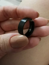 Carofeez-Anillo de piedras de imitación tipo circón para hombre y mujer, joyería negra, accesorios para amantes