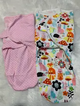 Saco de dormir para bebés recién nacidos, 100% envolvente de algodón de 0 a 3 meses