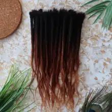 X10 крючком дреды натуральные человеческие волосы для наращивания