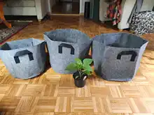 Planting-Bag Garden-Tools Potato-Fabric Vegetable Seedling-Growing-Pot Gallon Grey 1-15