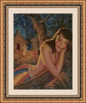 

CROSS STITCH KIT PANDATHREAD ETHNIC AND CUSTOMS 31777