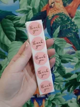 Papel de etiqueta bonito rosa/cada pegatina sellada, paquete de decoración de regalo de Navidad