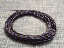 Expandable Sleeving Cable-Wire Braided Snakeskin Flat 16MM Black Blue Green 10MM 12MM