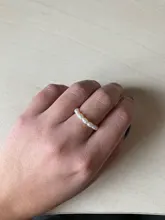 FFLACELL alta calidad Natural de agua dulce perla Multi-Cuentas anillo dedo joyería continuo círculo minimalista anillo de fiesta joyería