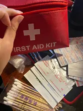 Botiquín de primeros auxilios portátil para personas o familia, tratamiento médico de supervivencia de emergencia para viajes, acampada o senderismo, impermeable al aire libre