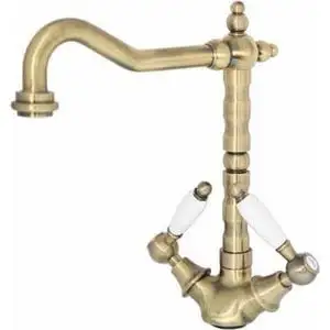 

Kitchen mixer Kaiser Vincent bronze light, white handles (31033-1)