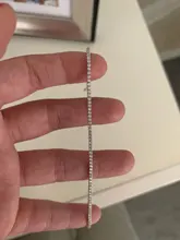 Trustdavis-collar corto de circonia cúbica para mujer, gargantilla de Plata de Ley 925 auténtica con carácter, joyería de boda, regalo DS1869