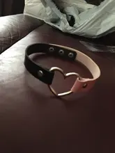 Gargantilla de piel sintética con forma de corazón para mujer, collar con estilo, joyería punk, y novia regalo de boda, 2019