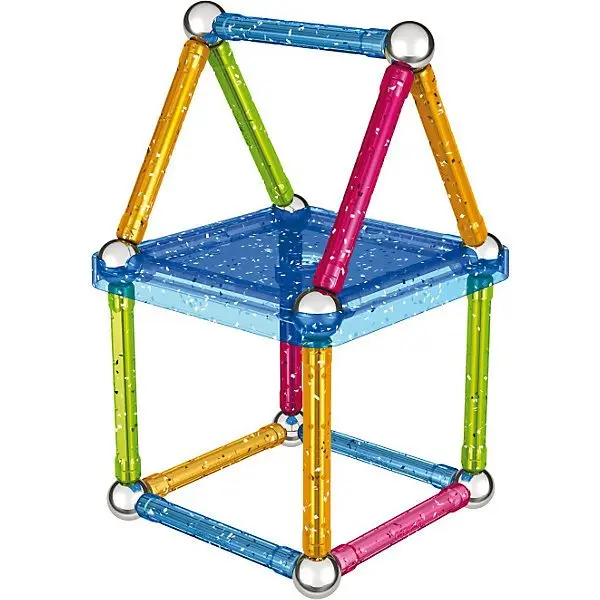 Магнитный конструктор Geomag Glitter, 30 деталей