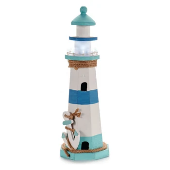 

Decorative Figure Wood (14,5 x 44 x 14,5 cm) LED Lights