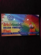 Conjunto de rotuladores de doble punta, Set de 12-120 rotuladores para dibujo artístico, obra de arte con acuarela