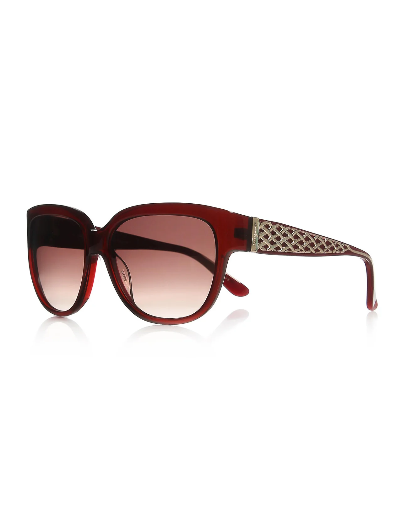 

Women's sunglasses sf 663s 604 bone Burgundy organic 58 -- salvatore ferragamo