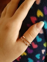 Anillo de compromiso clásico de circonia cúbica para mujer, sortija de Zirconia cúbica, Color oro rosa, Cristales austriacos