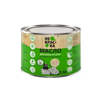

Oil for бань and sauna некраска 0,4 L colorless
