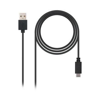 

USB A to USB C Cable NANOCABLE 10.01.210 Black