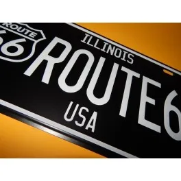 

Poster veneer Route 66 Vintage decoration plate for room wall, lounge, bar, garage