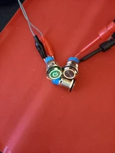 Switch Ring-Lamp-Power Symbol-Button Led-Light Metal 16mm Waterproof Self-Lock NO 1NO1NC