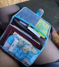 Fundas de pasaporte con mapa de flamenco para hombre y mujer, accesorios de viaje, creativo, de cuero PU, tarjetero de identificación, porta pasaporte, 14x9,6 cm