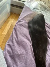 Luvin-pelucas de cabello humano para mujeres negras, barato, 180, 250 de densidad, 30, 40 pulgadas, liso, sin pegamento, Frontal, brasileño