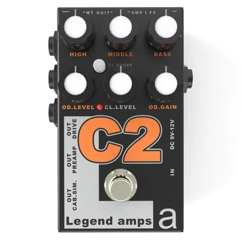 

C-2 legend amps 2 dual channel guitar preamp C2, AMT Electronics