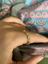 DoreenBeads-Anillo de boda con diamantes de imitación para mujer y hombre, joyería de boda, 1 pieza, nueva moda, venta al por mayor