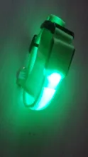 Collar LED de nailon para mascotas, fluorescente y luminoso, suministros para mascotas, correa de seguridad nocturna intermitente de seguridad que brilla en la oscuridad