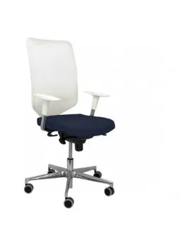 

OFFICE CHAIR MODEL OSSA WHITE FABRIC BALI NAVY BLUE