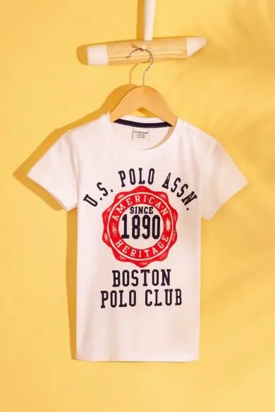 U.S. POLO ASSN. Классическая футболка с круглым вырезом|Тройники| |