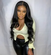 Tinashe-Peluca de cabello humano ondulado con encaje Frontal, peluca de cabello humano brasileño con cierre de 4x4 6x6, densidad del 250, 28 y 30 pulgadas