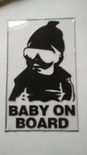 ON BOARD Stickers Sunglasses Decals Vinyl Reflective Funny BABY Car-Styling And Child