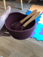 7 unids/set bebé placa tazón cuchara babero conjunto de grado de alimentos utensilios de cocina de silicona succión niños vajilla de silicona compartimento platos