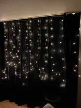Light USB Window-String-Lights Led Curtain Remote-Control Party-Decoration Fairy-Christmas-Garland