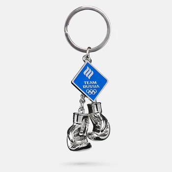 

Keychain "Box Silver's, TEAM RUSSIA TEAM RUSSIA БМЭ 090,