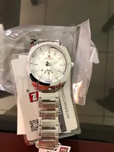 NAVIFORCE-Reloj informal de cuarzo totalmente de acero para hombre, cronógrafo deportivo resistente al agua con fecha, pulsera militar, mejor marca, masculino