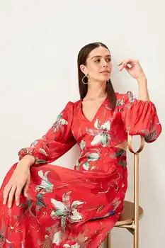 

Trendyol Cut Out Detail Evening Dress TPRSS19UT0144
