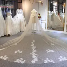 Цвет шампанского свадебная вуаль 3*4 размера