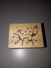 Mr. Paper-sellos de goma madera de madera para decoración de colección de recortes